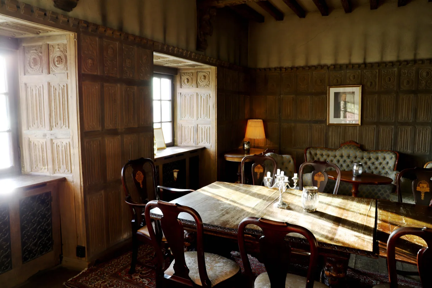 Upper Gothic Parlor & Dining Room