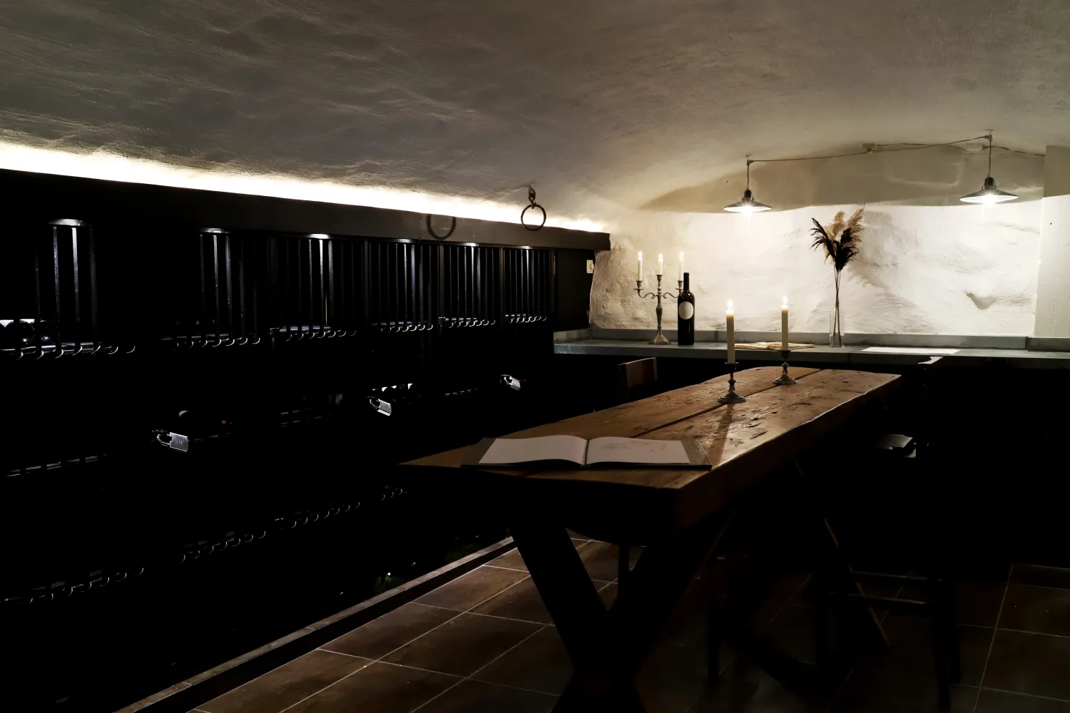 The wine cellar