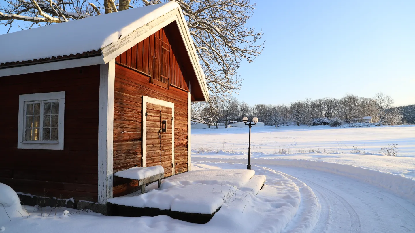 Vinter på Häringe Slott